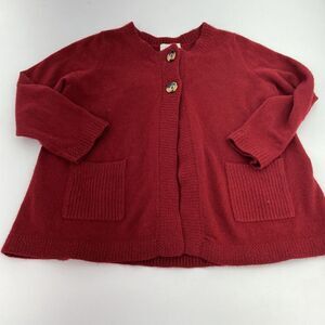 Neiman Marcus 100% Cashmere Red Sweater Size XS
